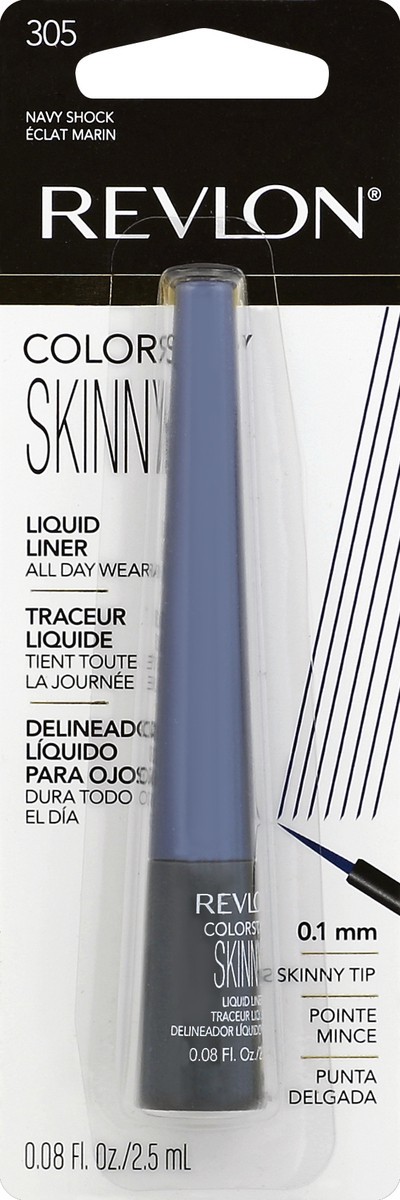 slide 2 of 2, Colorstay Skinny Navy Shock Liquid Liner, 1 ct