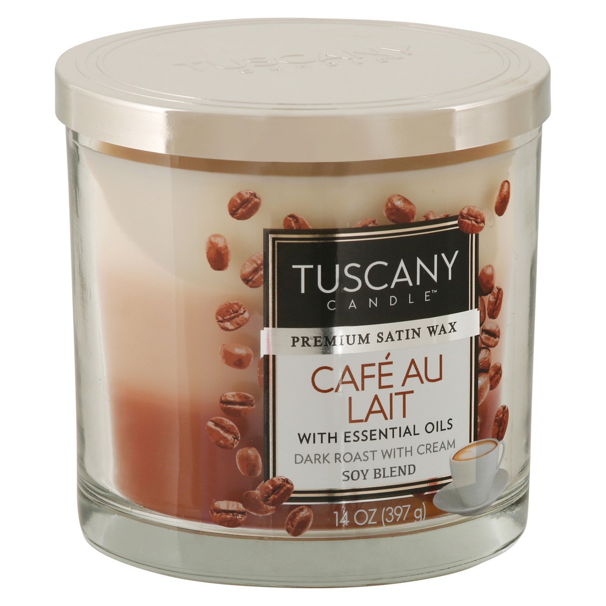 slide 9 of 11, Tuscany Candle Tuscany Cafe Au Lait Candle, 1 ct