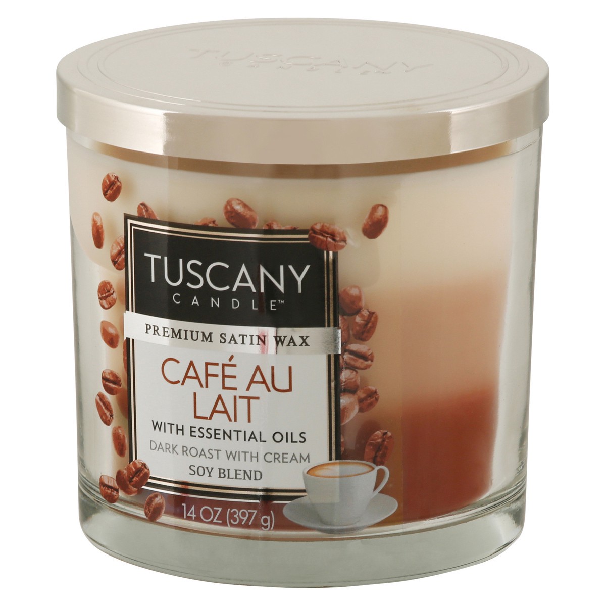 slide 10 of 11, Tuscany Candle Tuscany Cafe Au Lait Candle, 1 ct