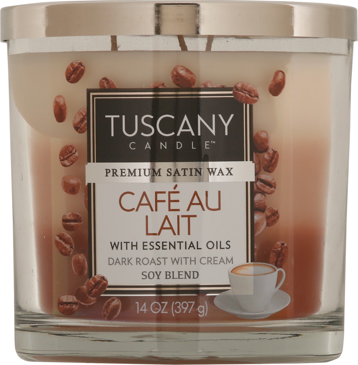 slide 3 of 11, Tuscany Candle Tuscany Cafe Au Lait Candle, 1 ct