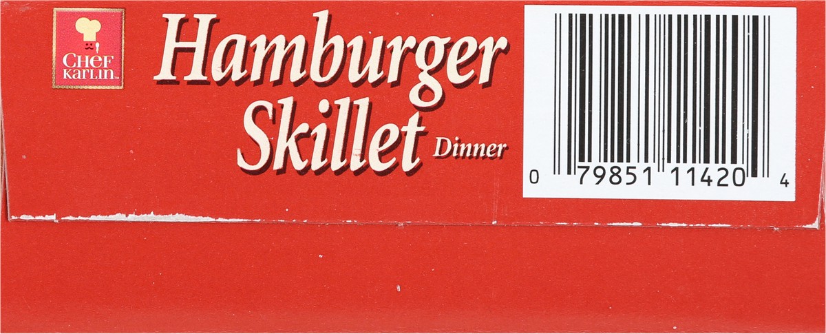 slide 12 of 12, Karlin Foods Chef Karlin Cheesburger Macaroni Hamburger Skillet Dinner 5.8 oz, 5.8 oz
