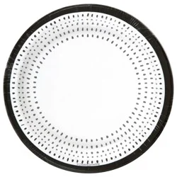 Sensations Modern Monochrome Premium Paper Plates - 20 Each