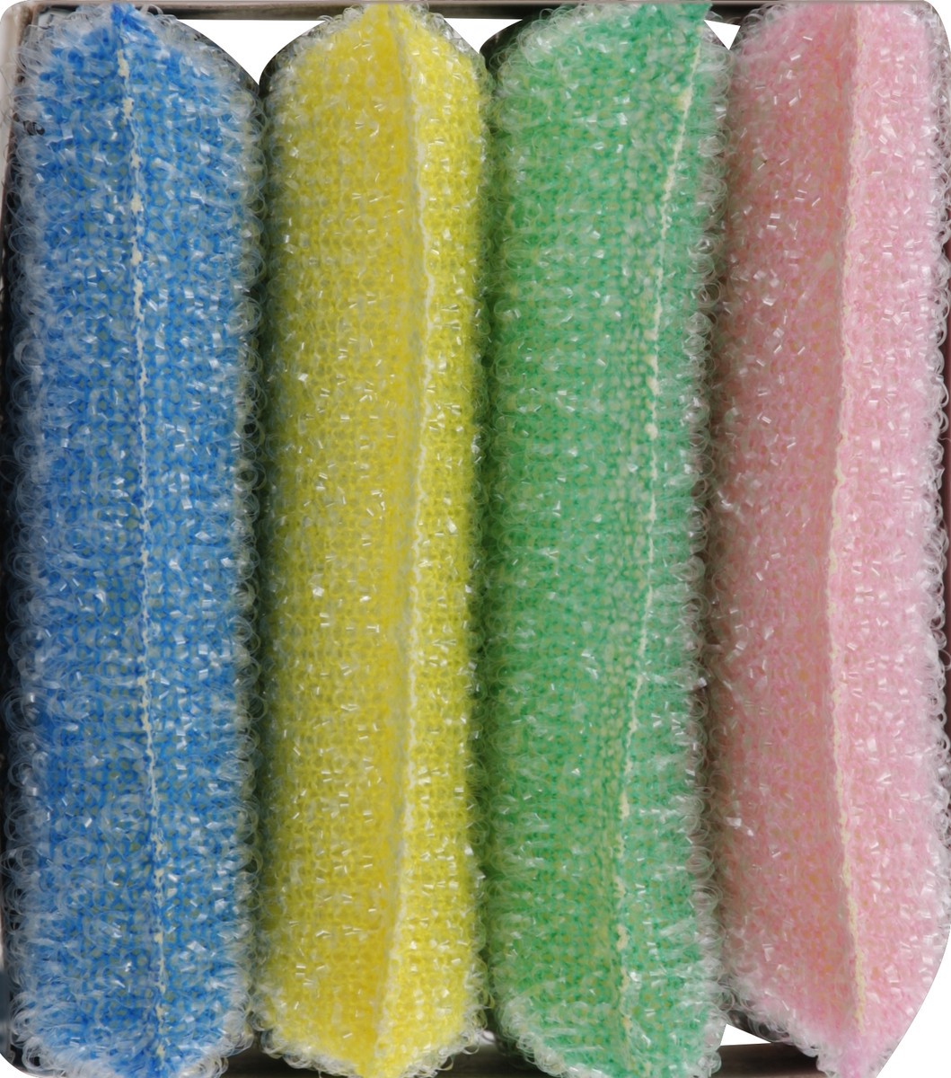 slide 3 of 5, Kingsbridge International Scouring Sponges 4 ea, 4 ct