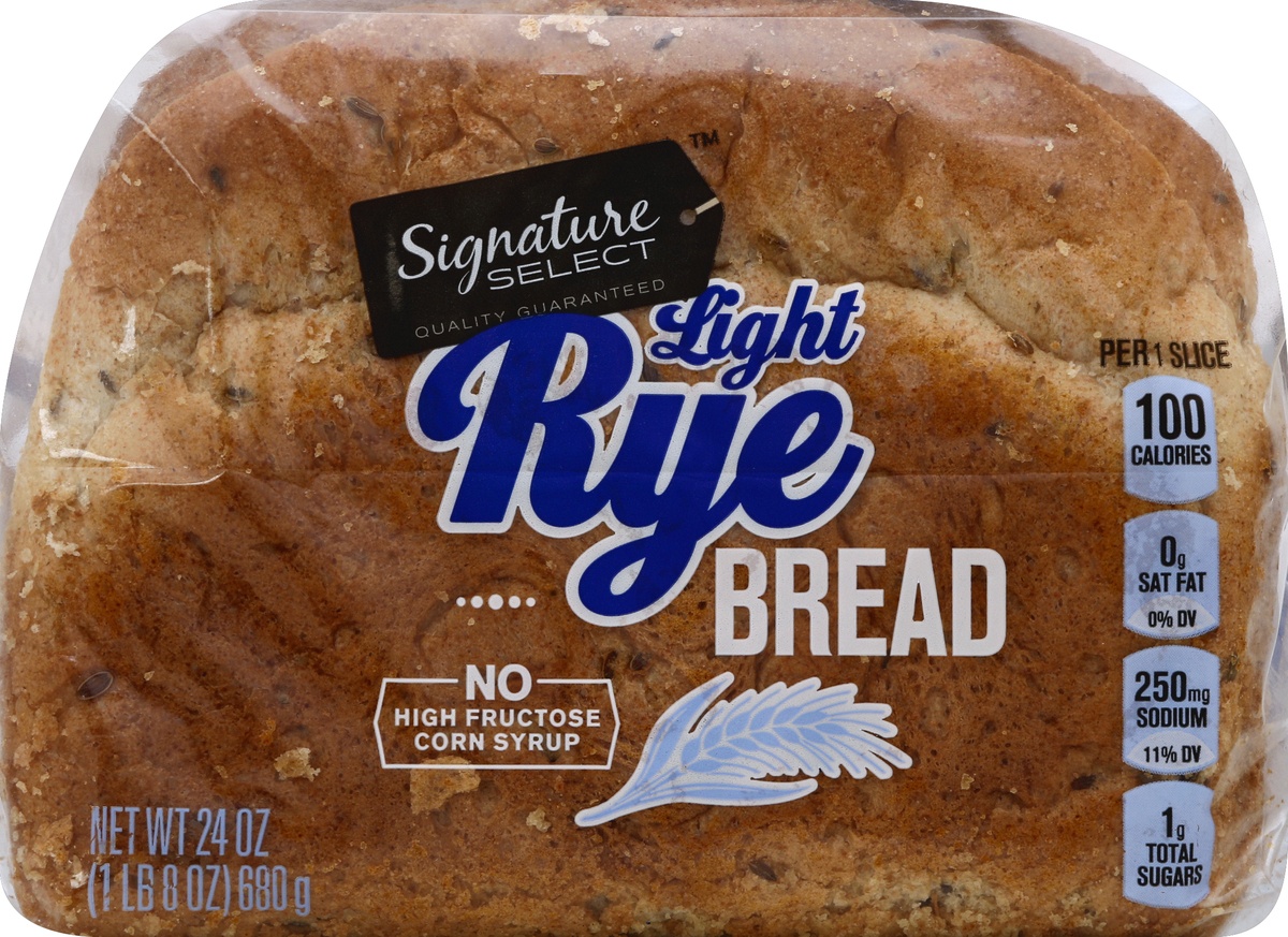 slide 3 of 5, Signature Select Bread Light Rye, 