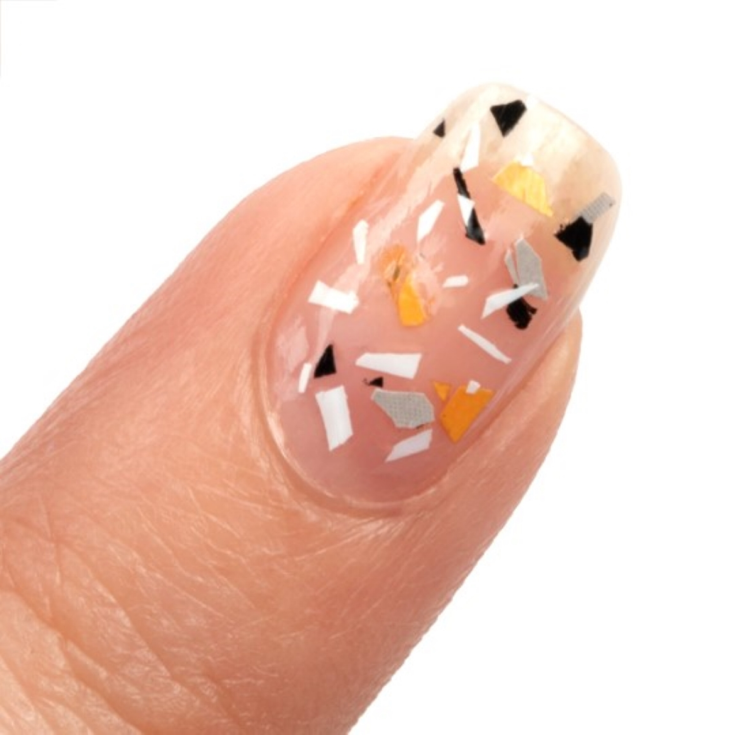 slide 3 of 5, Orly Topper Terrazo Confetti, 1 ct