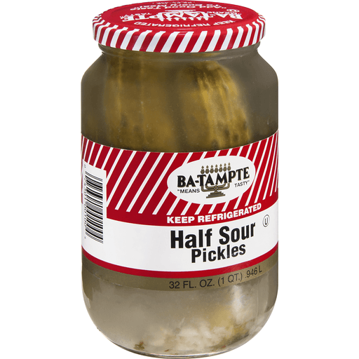 slide 2 of 9, Ba-Tampte Half Sour Pickles, 32 oz