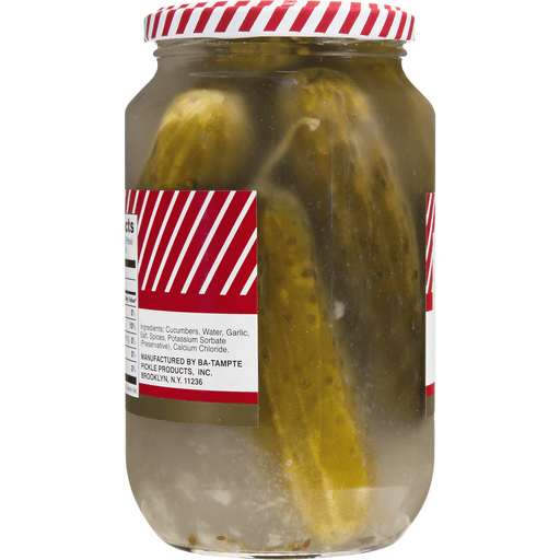 slide 7 of 9, Ba-Tampte Half Sour Pickles, 32 oz