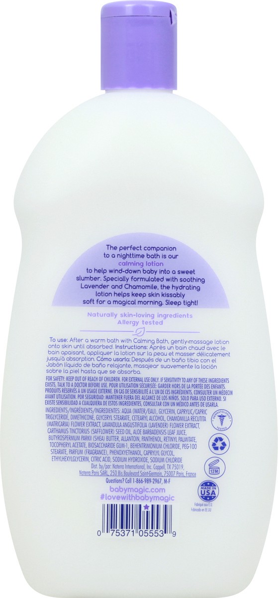 slide 9 of 9, Baby Magic Calming Lotion, Lavender Lulabby Scent, 16.5 oz