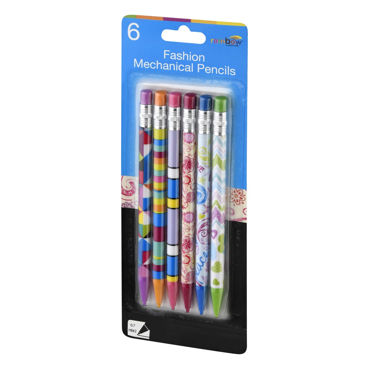 slide 10 of 11, PROMARX 6Ct Fashion Wrap Mech Pencils, 1 ct