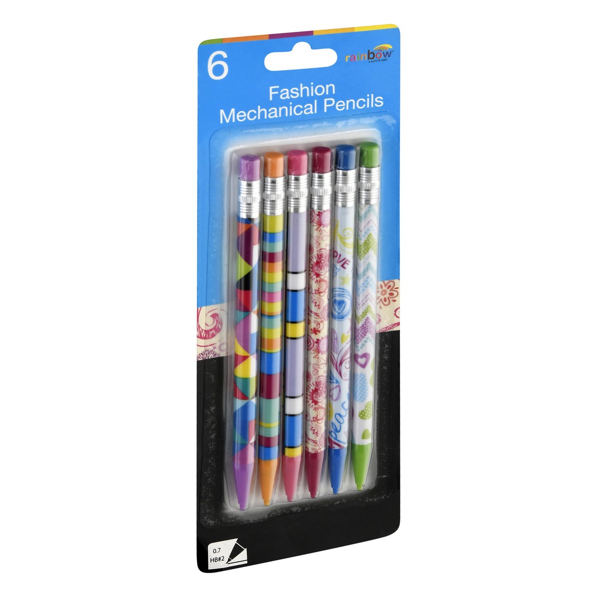 slide 2 of 11, PROMARX 6Ct Fashion Wrap Mech Pencils, 1 ct