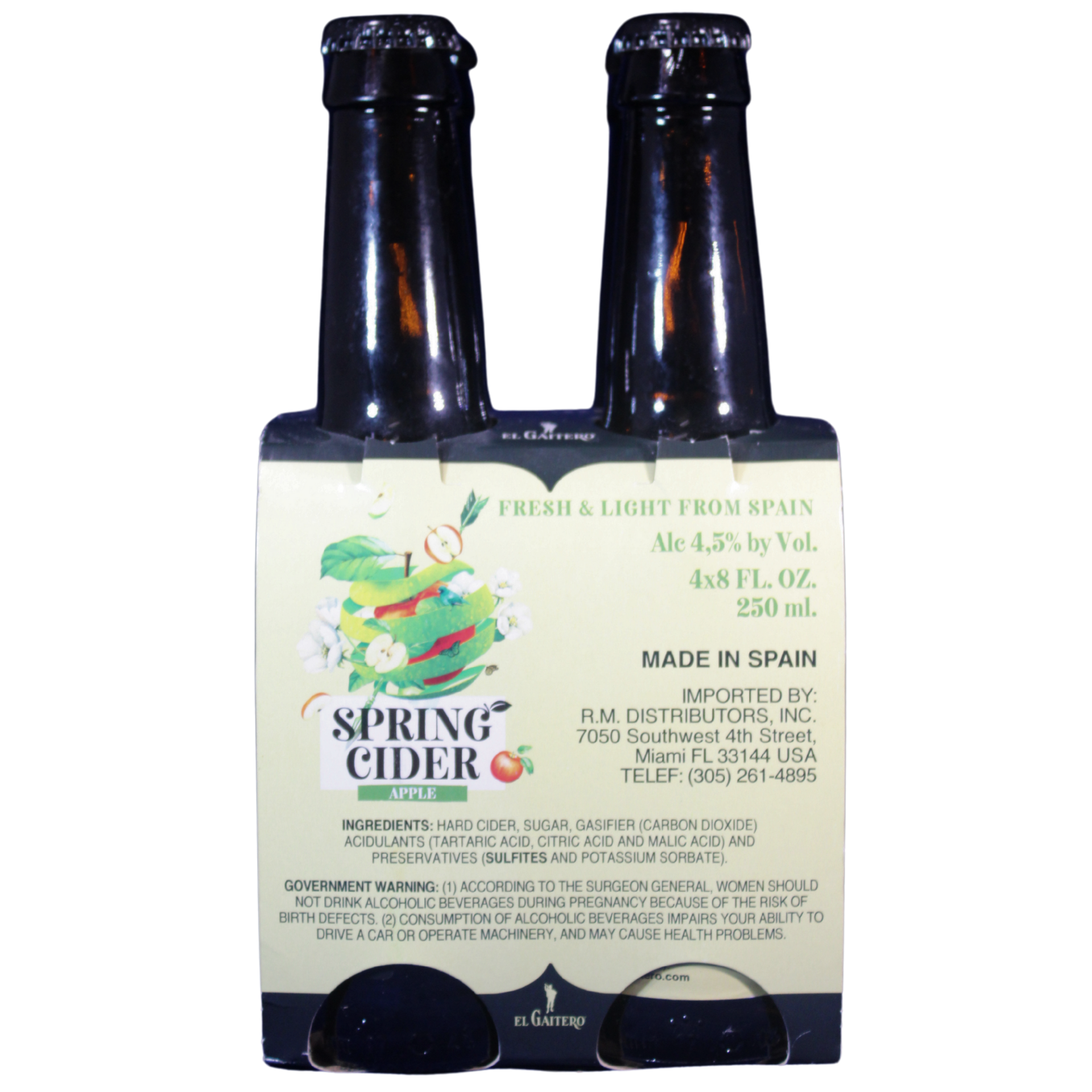 slide 1 of 1, Gaitero Spring Cider, 4 ct