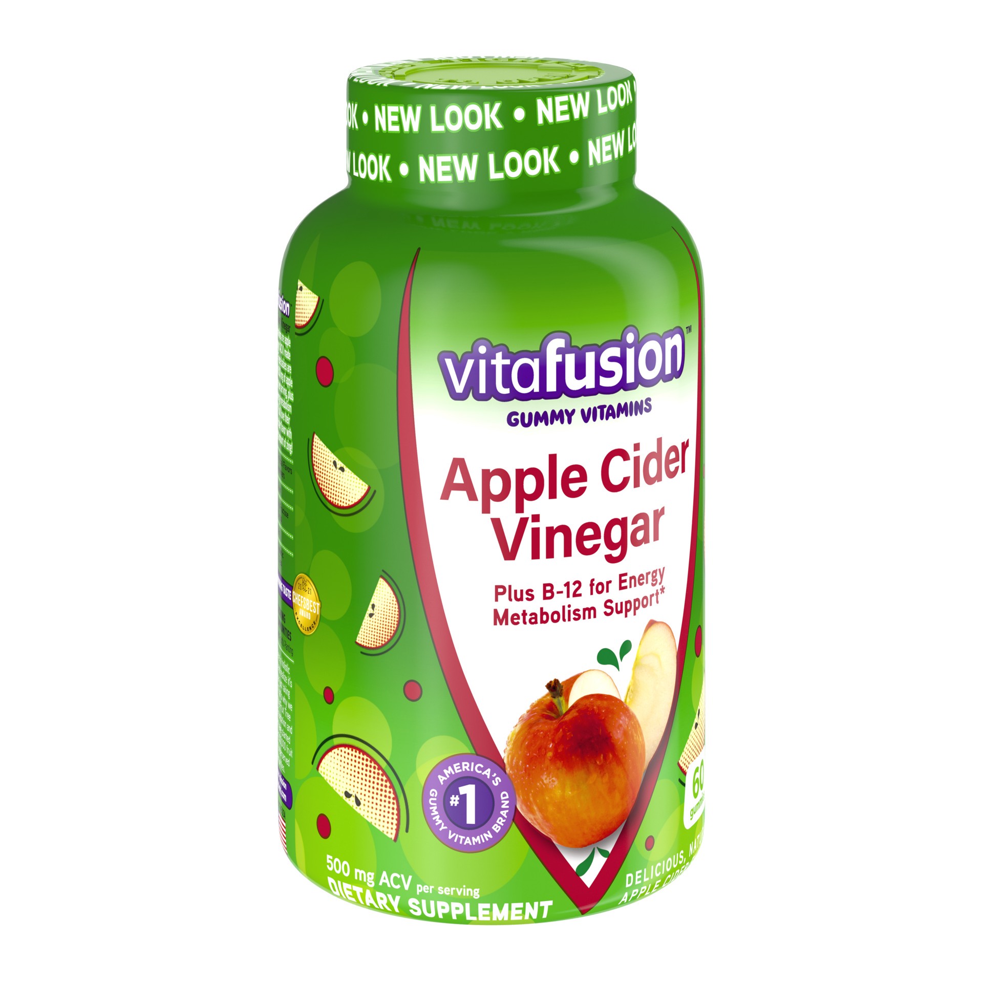 slide 4 of 5, Vitafusion Apple Cider Vinegar, 60 ct