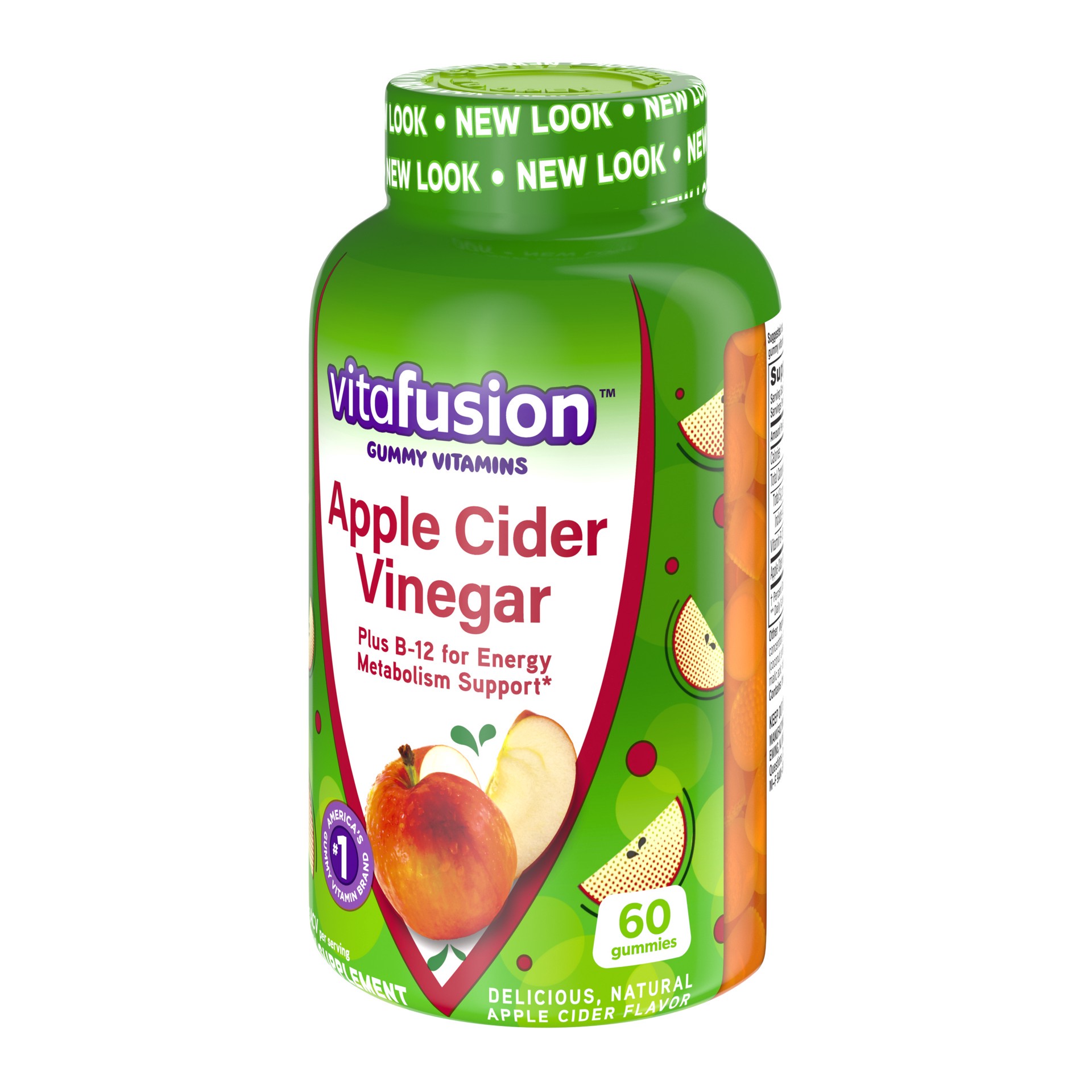 slide 5 of 5, Vitafusion Apple Cider Vinegar, 60 ct