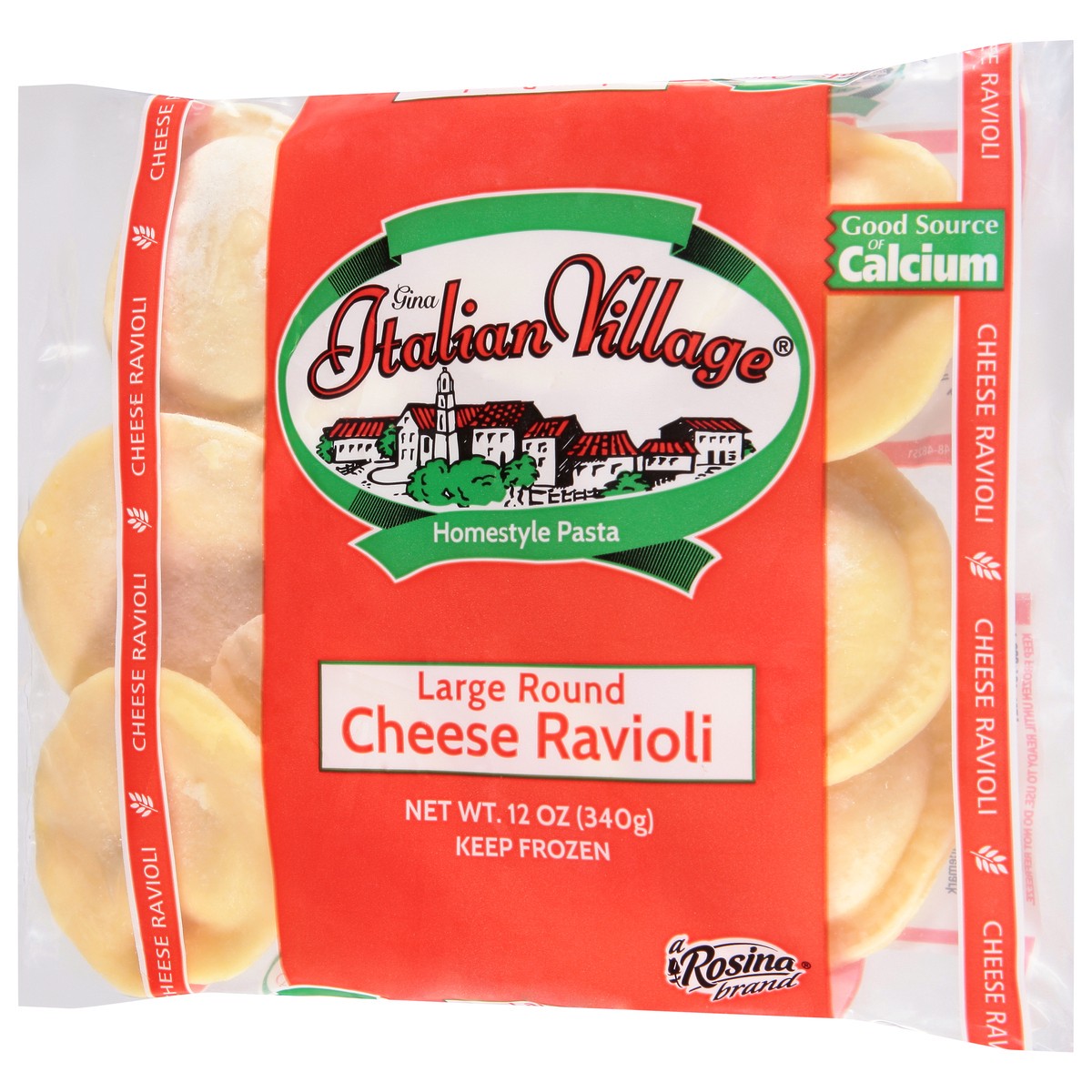 slide 5 of 13, Italian Village Large Round Cheese Ravioli 12 oz, 12 oz