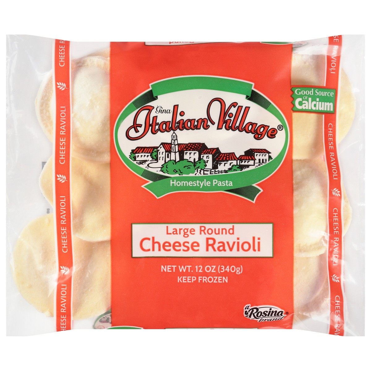 slide 2 of 13, Italian Village Large Round Cheese Ravioli 12 oz, 12 oz