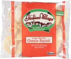 Italian Village Large Round Cheese Ravioli 12 oz