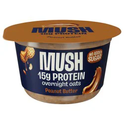 MUSH Peanut Butter Protein Overnight Oats