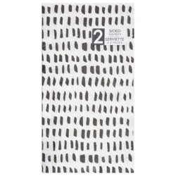 Sensations Modern Monochrome 2 Sided 2-Ply Napkin 24 Each