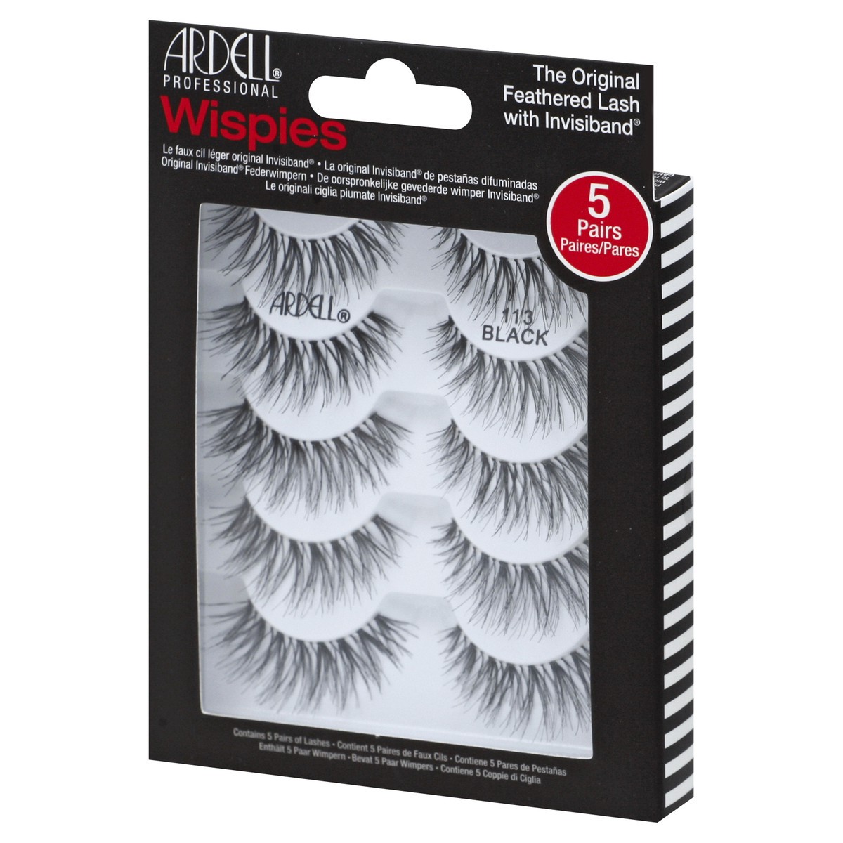 slide 7 of 9, Ardell Feathered Lash with Invisiband 6 ea, 6 ct