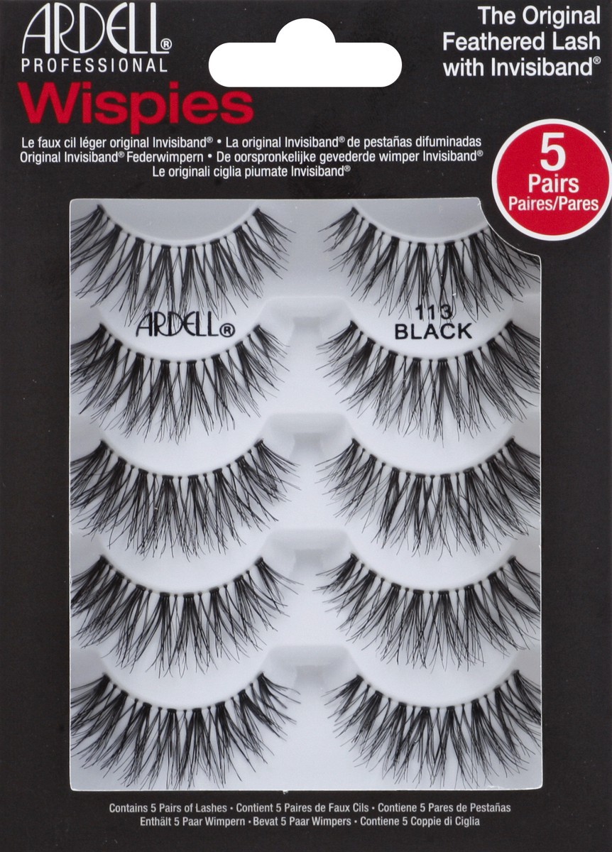 slide 3 of 9, Ardell Feathered Lash with Invisiband 6 ea, 6 ct