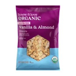 Know & Love Organic Vanilla Almond Granola - 12 oz
