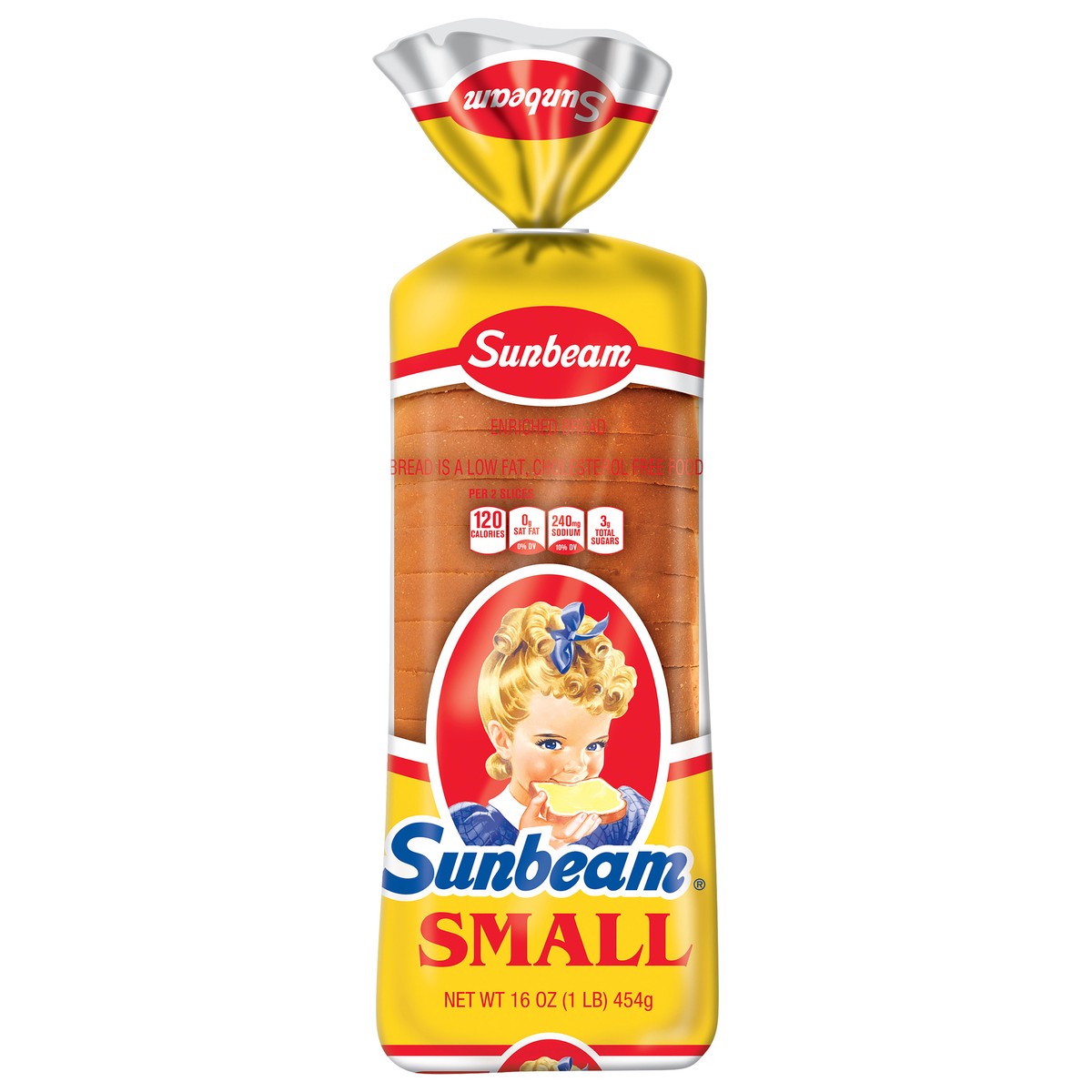 slide 10 of 13, Sunbeam Small White Bread, Sandwich Bread, 16 oz Loaf, 16 oz