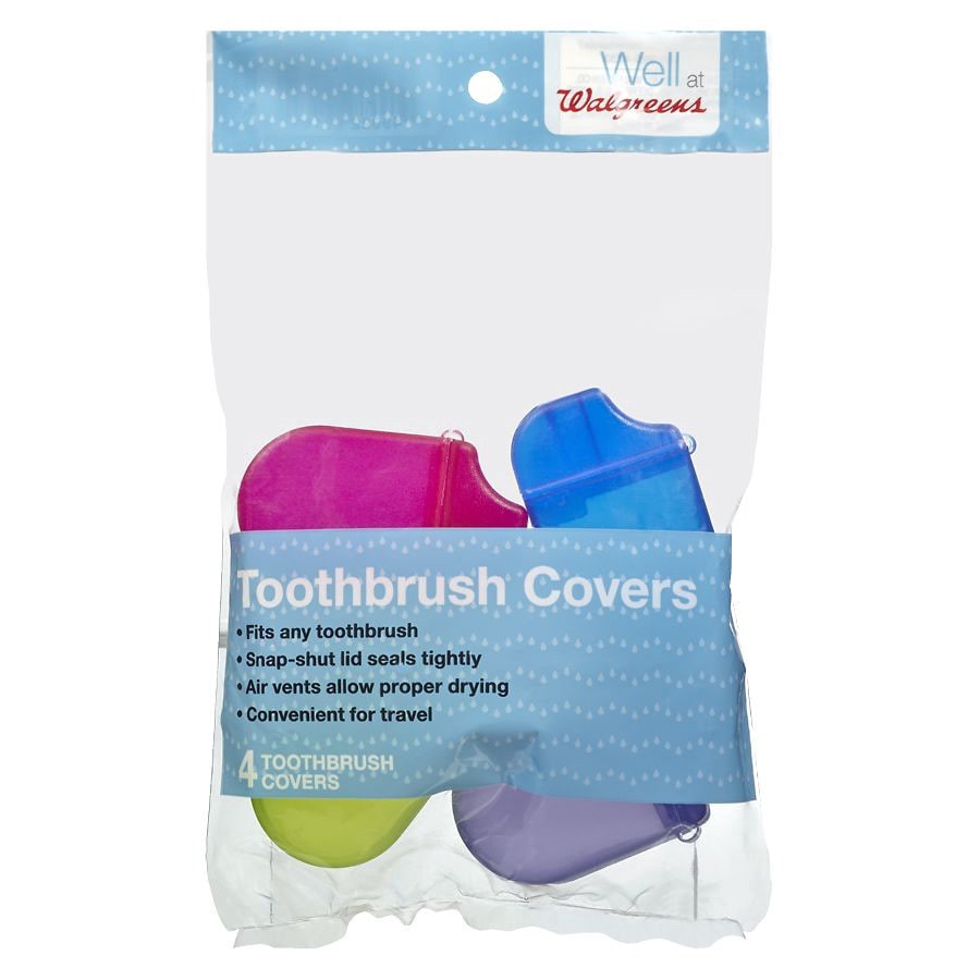 slide 1 of 1, Walgreens Toothbrush Covers, 4 ct