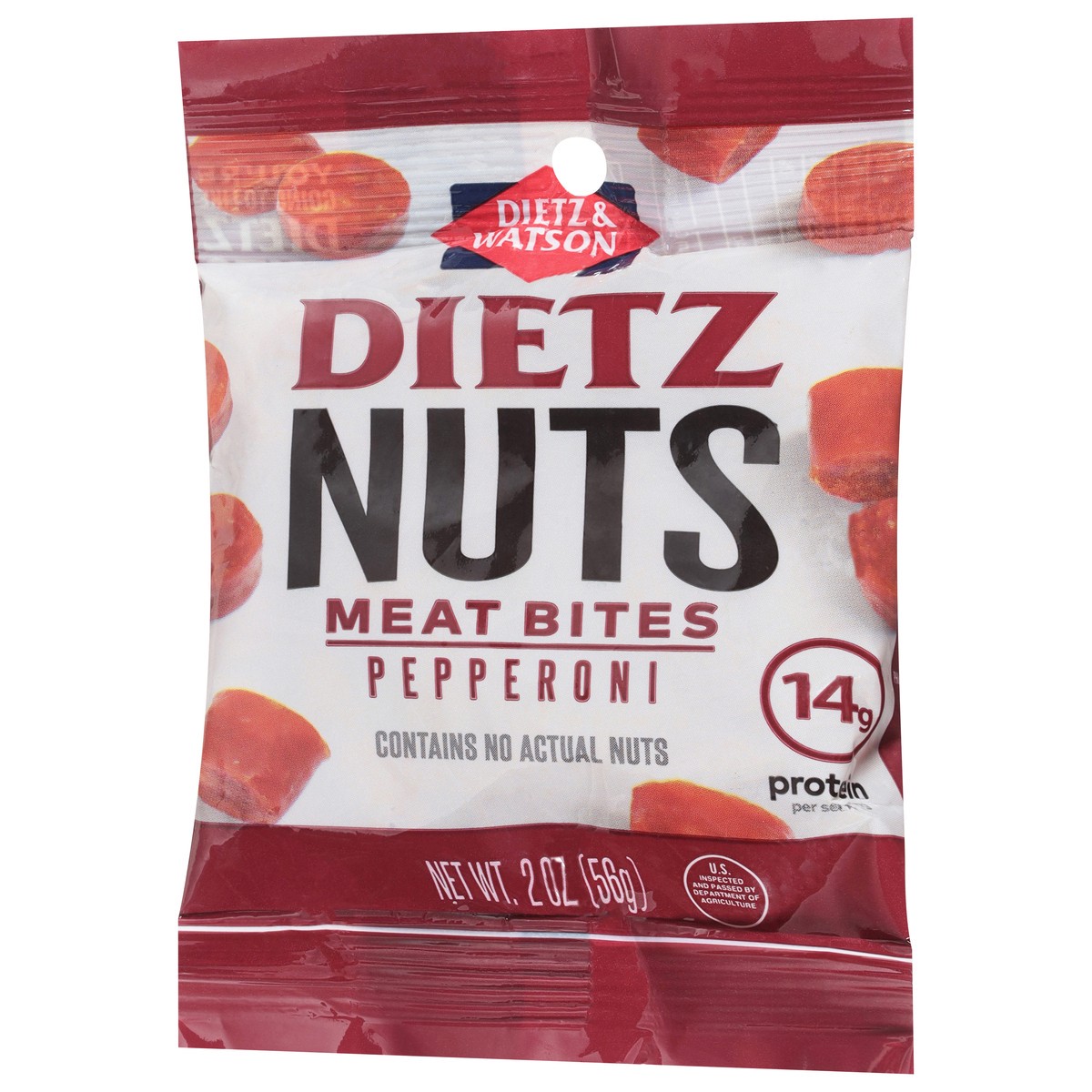 slide 3 of 4, Dietz & Watson Dietz Nuts Pepperoni Meat Bites 2 oz, 2 oz