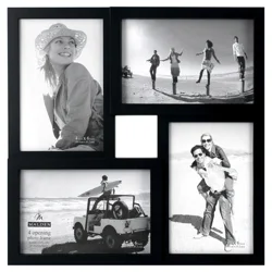 Malden 4-Opening Photo Frame - Black
