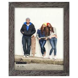 Malden Linear 8" x 10" Gray Ridge Picture Frame
