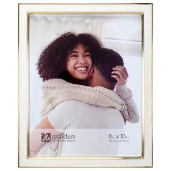 Malden Metal White W Gold Accent Tt 8X10