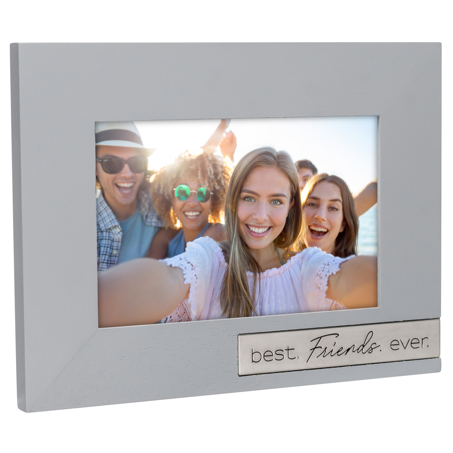 slide 2 of 2, Malden Sentiment Tabletop Frame Best Friends, Light Gray, 4x6, 1 ct