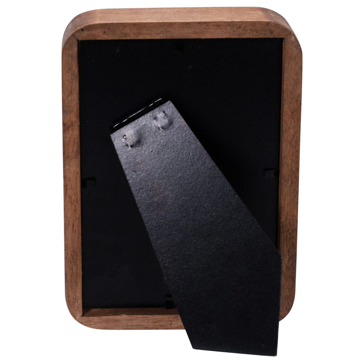 slide 3 of 3, Malden Tabletop Frame Curved Wood, Walnut, 4x6, 1 ct