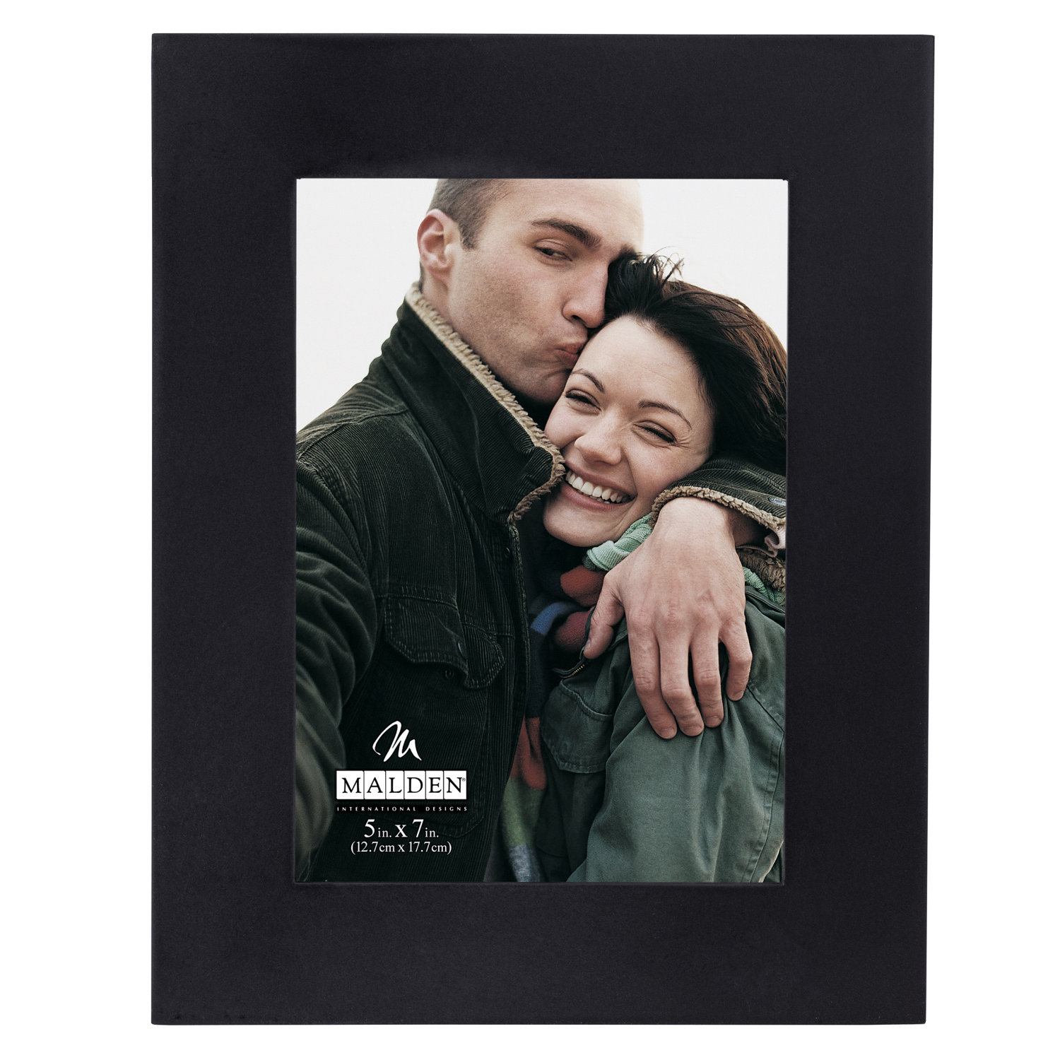 slide 1 of 2, Malden Wide Black 5X7, 1 ct