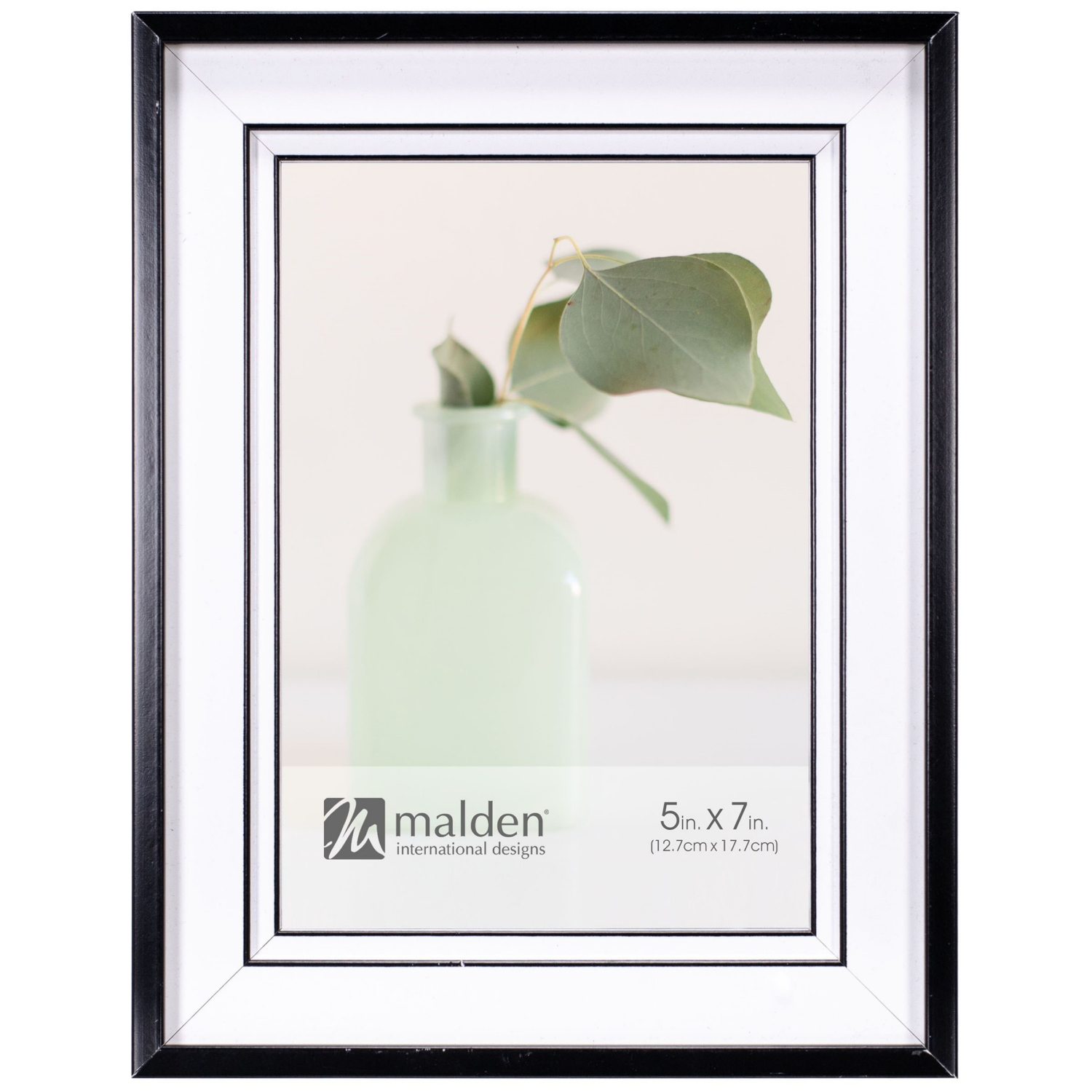 slide 1 of 2, MALDEN OPP FRM PLSTIC LAYER BLK 5X7, 1 ct