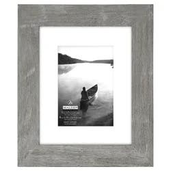 Malden Distressed Manhattan Matted 5" x 7" Gray Picture Frame