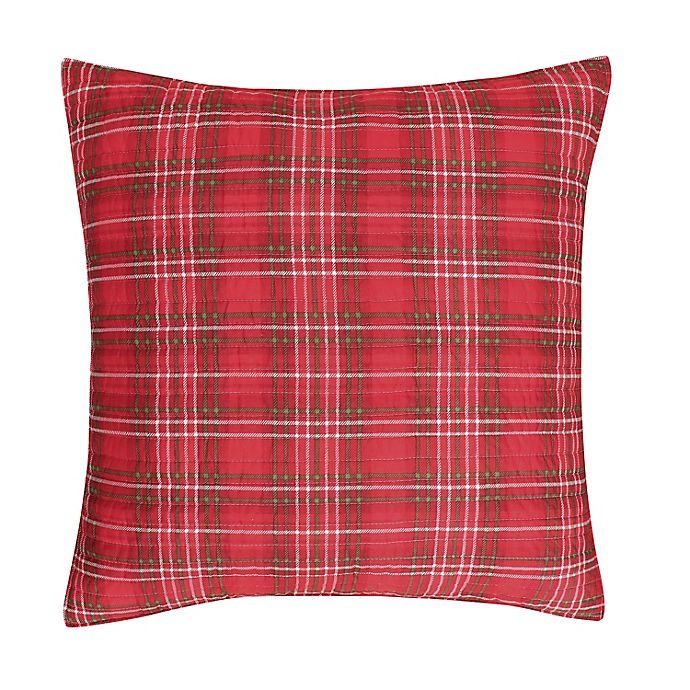 slide 1 of 1, Levtex Home Yuletide European Pillow Sham - Red, 2 ct