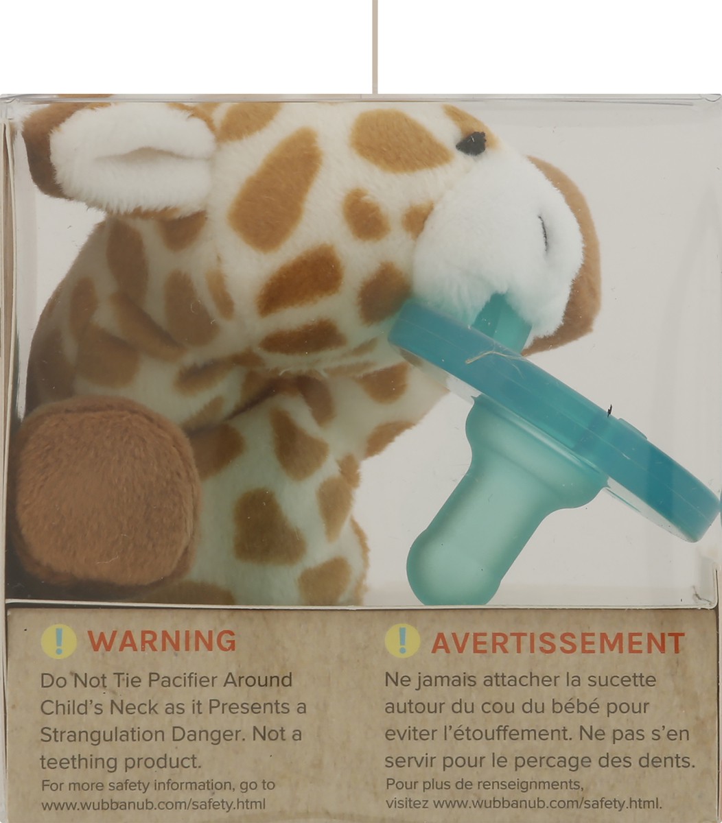 slide 8 of 11, WubbaNub Giraffe Infant Pacifier 1 ea, 1 ct