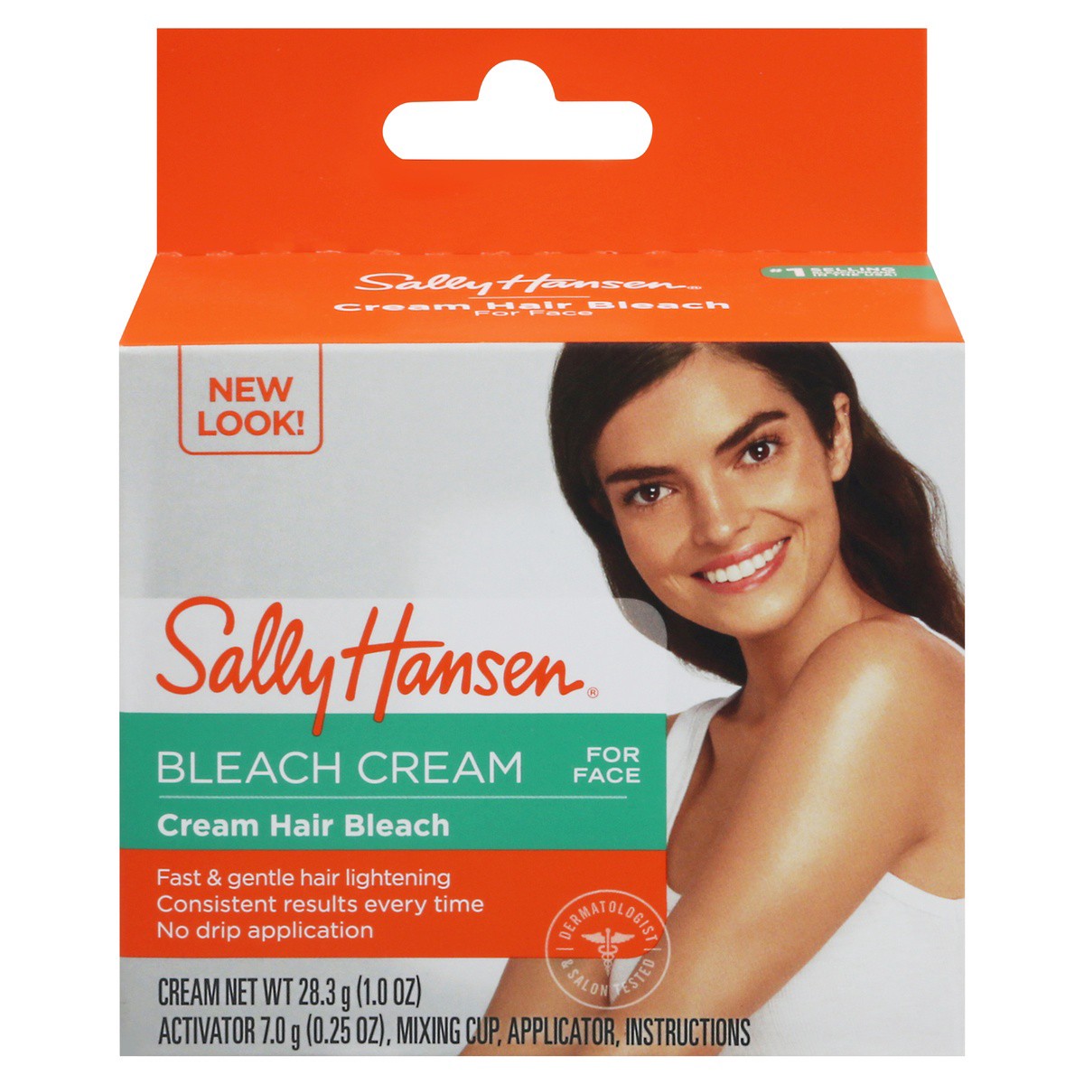 slide 1 of 9, Sally Hansen Crème Hair Bleach For Face, 1 oz