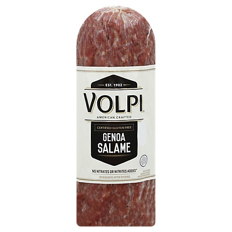 slide 1 of 1, Volpi Salami Genova, per lb