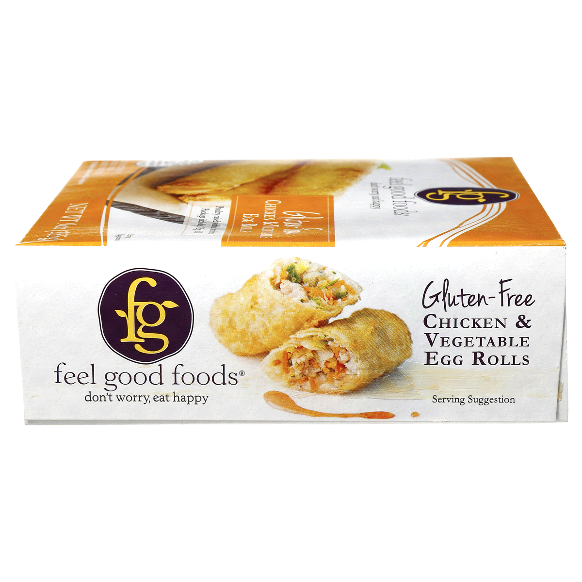 slide 6 of 6, Feel Good Foods Gluten Free Chicken & Vegetable Egg Rolls, 9 oz