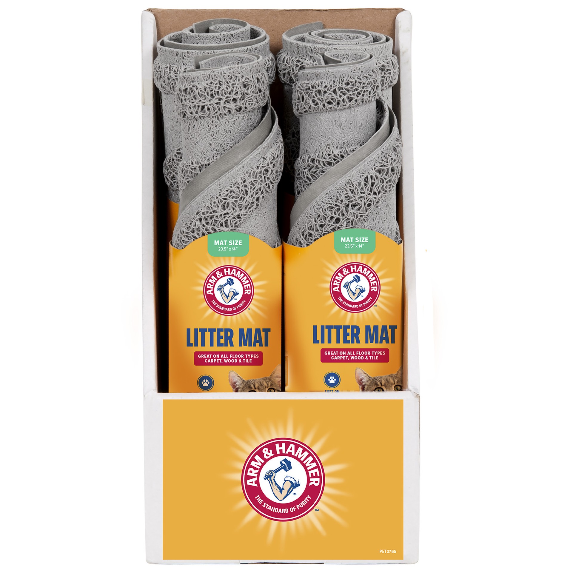 slide 7 of 8, ARM & HAMMER Arm & Hammer Half Circle Litter Mat, 1 ct