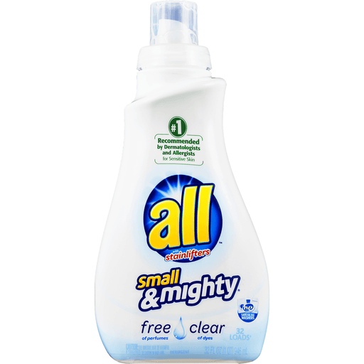 All Small & Mighty Free Clear Laundry Detergent 32 fl oz | Shipt