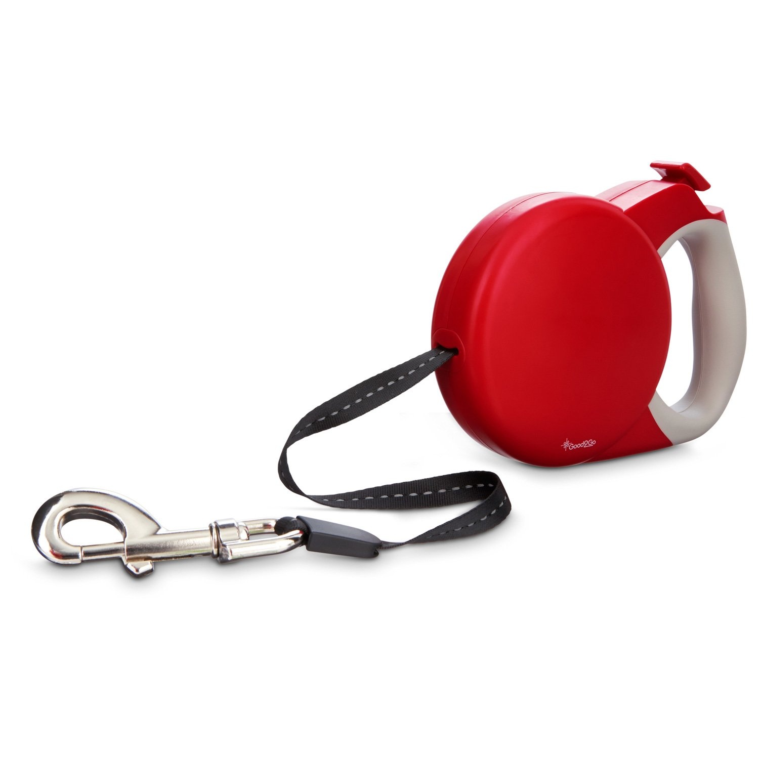 slide 1 of 1, Good2Go Retractable Red Dog Leash, LG