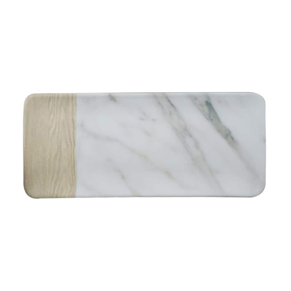 slide 1 of 1, TarHong Potter's Wheel Marble French Oak Long Tray, 1 ct