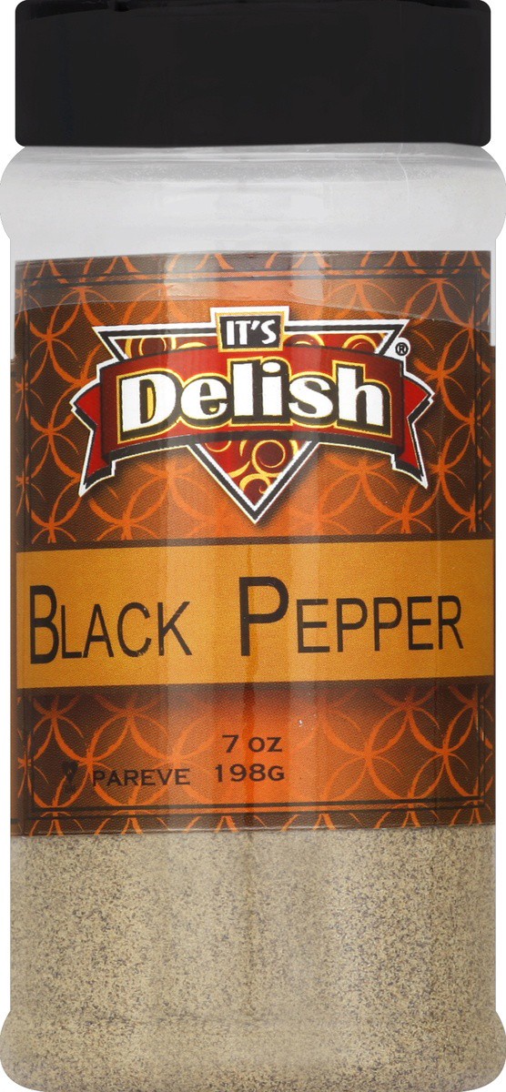 slide 2 of 2, It's Delish Black Pepper 7 oz, 7 oz