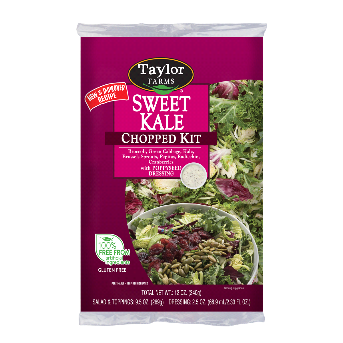 slide 1 of 1, Taylor Farms Sweet Kale Chopped Salad, 10.78 oz