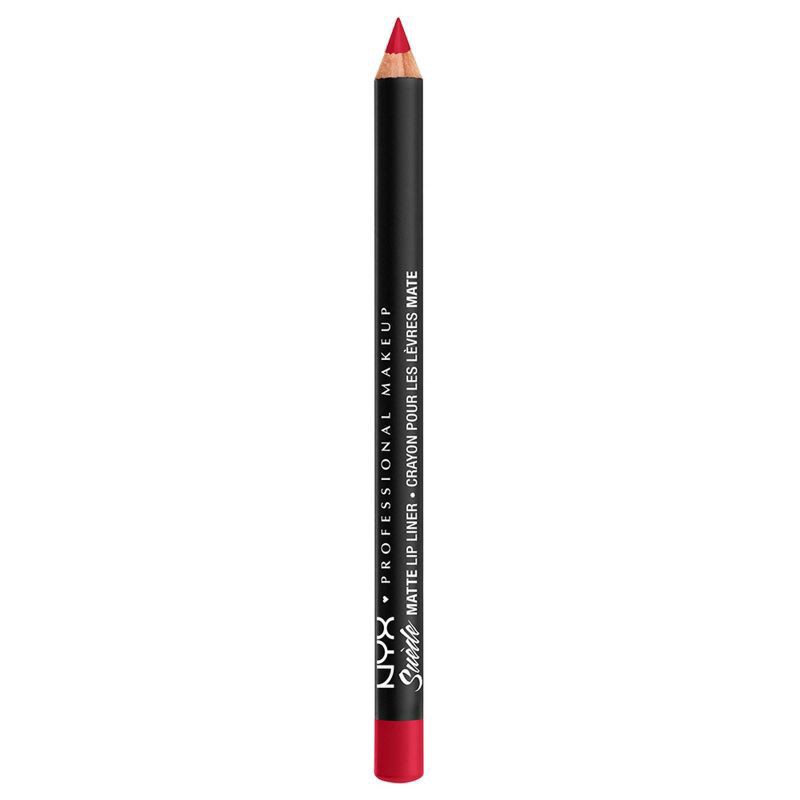 slide 1 of 6, NYX Professional MakeupProfessional Makeup NYX Professional MakeupSuede Matte Lip Liner Spicy, 0.035 oz