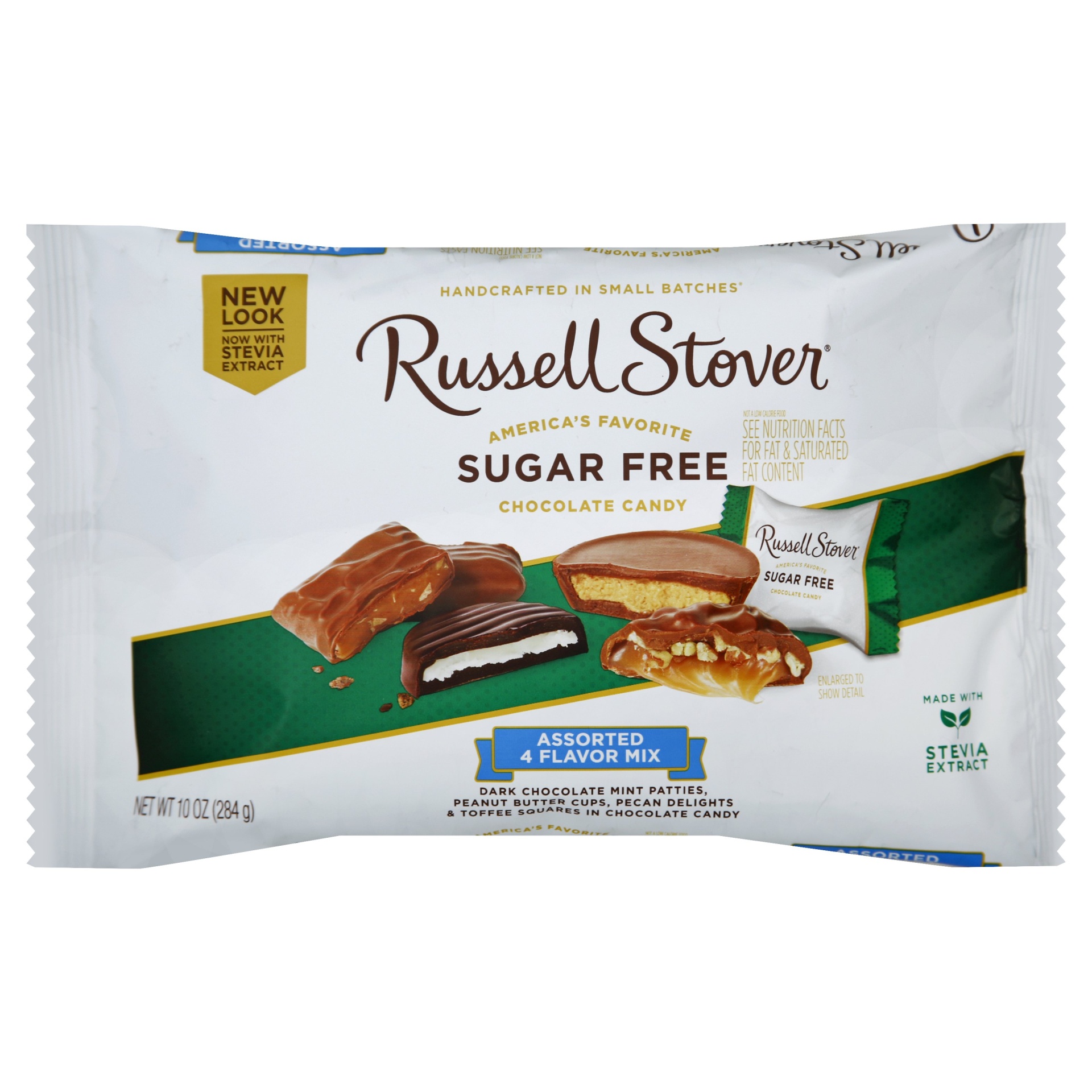 slide 1 of 2, Russell Stover Sugarfree Multi Laydown Bag, 10 oz