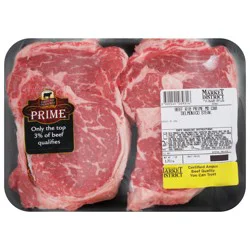Market District Delmonico Steak, Beef Rib, Prime
